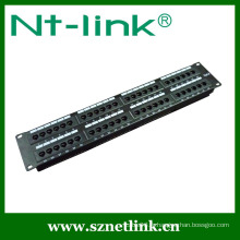 19 pouces UTP Cat6 48port Rack Mount Patch Panel